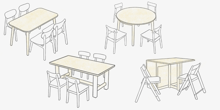 テーブル家具