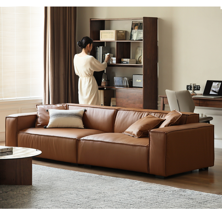 SOFA ソファー ローソファ ブラック 黒塗り 無垢材 本革 革張り