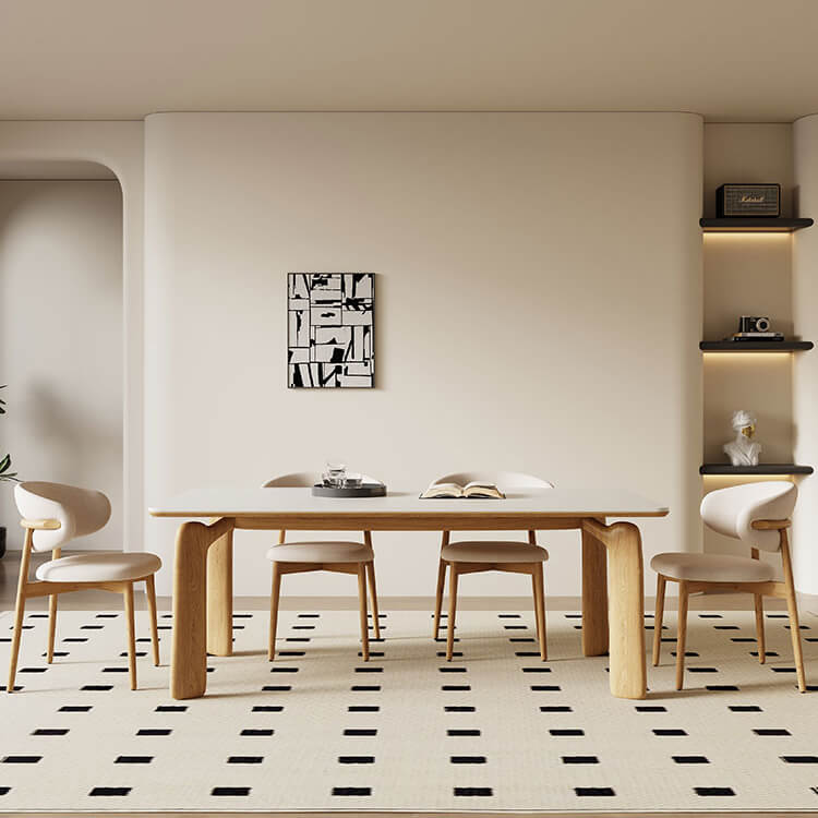 ダイニングテーブル 木製脚3色 セラミック テーブル おしゃれ