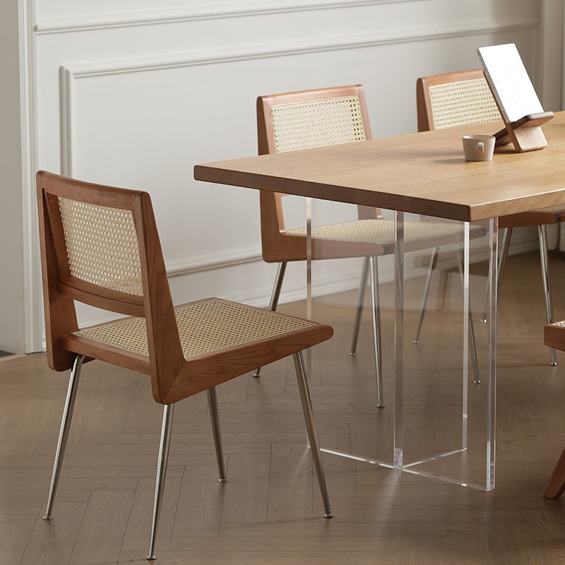 ラタンチェア TEXTURE SQUARE CHAIR / テクスチャースクエアチェア