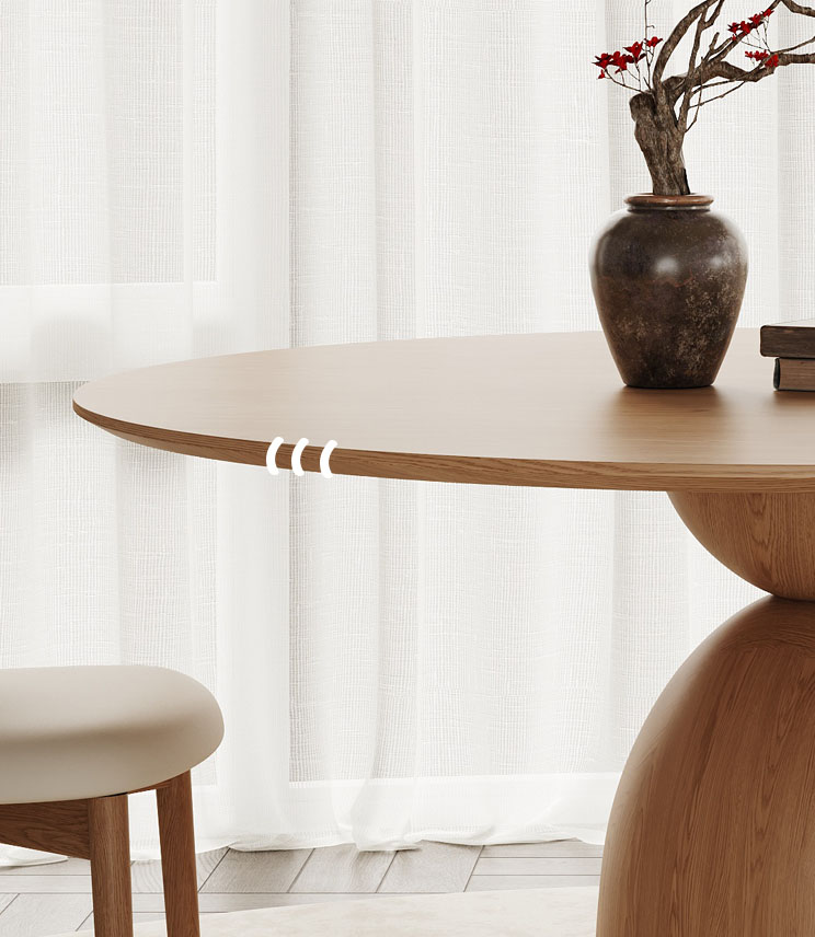 天然木　サイドテーブル　円形　アッシュ材 アッシュ材木製 丸テーブル 円形ダイニングテーブル 三色展開falm-010