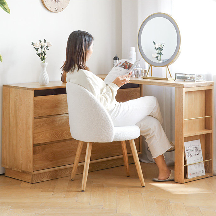 伸縮式ドレッサー 無垢材ドレッサー