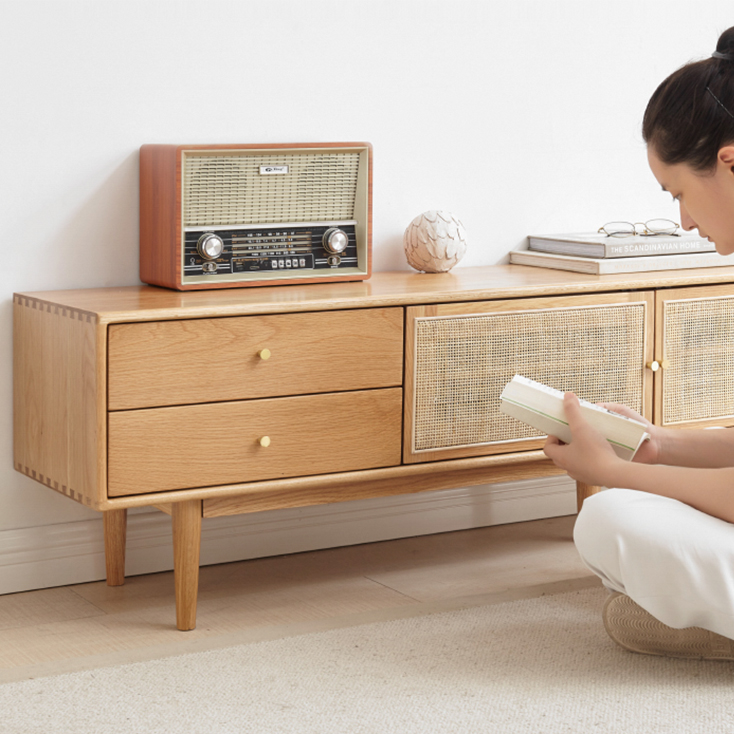 テレビ台 ローボード ラタン家具 テレビボード Y49N03