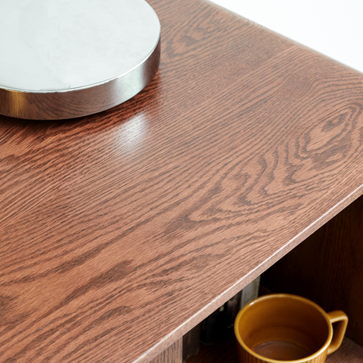 幅65/80cm キャビネット 無垢材 木製 本棚 オーク材 ラック yeswood-h84m08