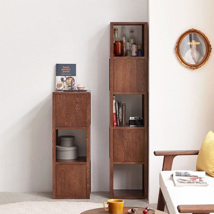 オープンラック 幅35cm 無垢材 ディスプレイラック 木製ラック