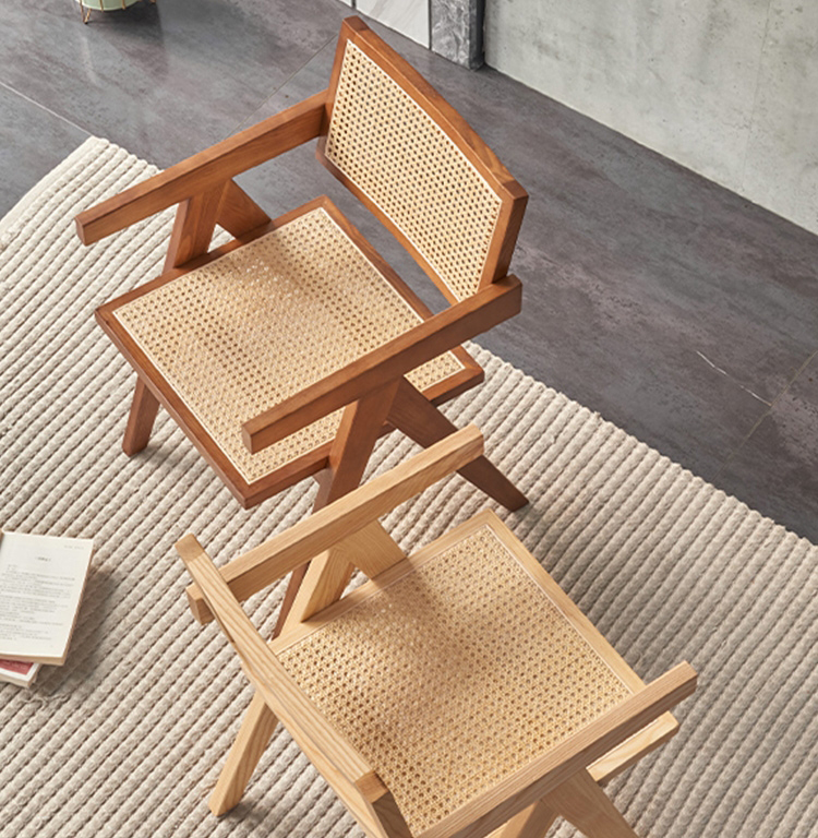 ラタンチェア 籐編み椅子 幅48/52cm カフェチェア sx-480 椅子 チェア 