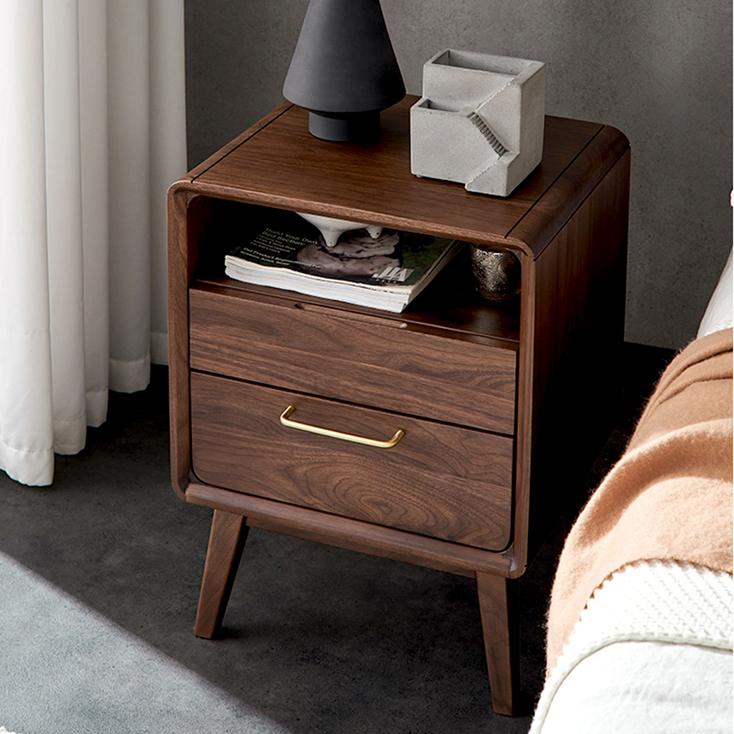 サイドテーブル ナイトテーブル チェスト 幅42cm 無垢材