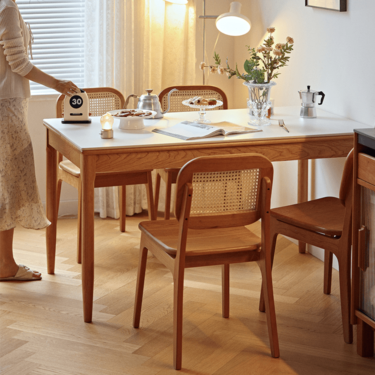 LINEAR STEEL TABLE BURNT ORANGE｜ダイニングテーブル | THE