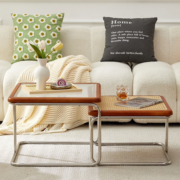 ネストテーブル センターテーブル サイドテーブル 2個セット