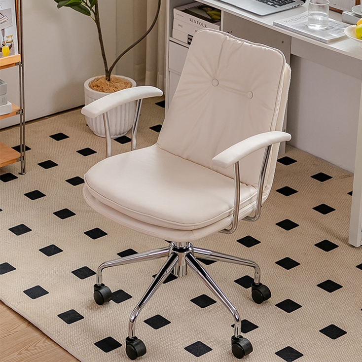 オフィスチェア 椅子 可愛い デスクチェア chair 椅子 おしゃれ　ホワイト 楽天市場】ゲーミングチェア 大人かわいい フットレスト付き