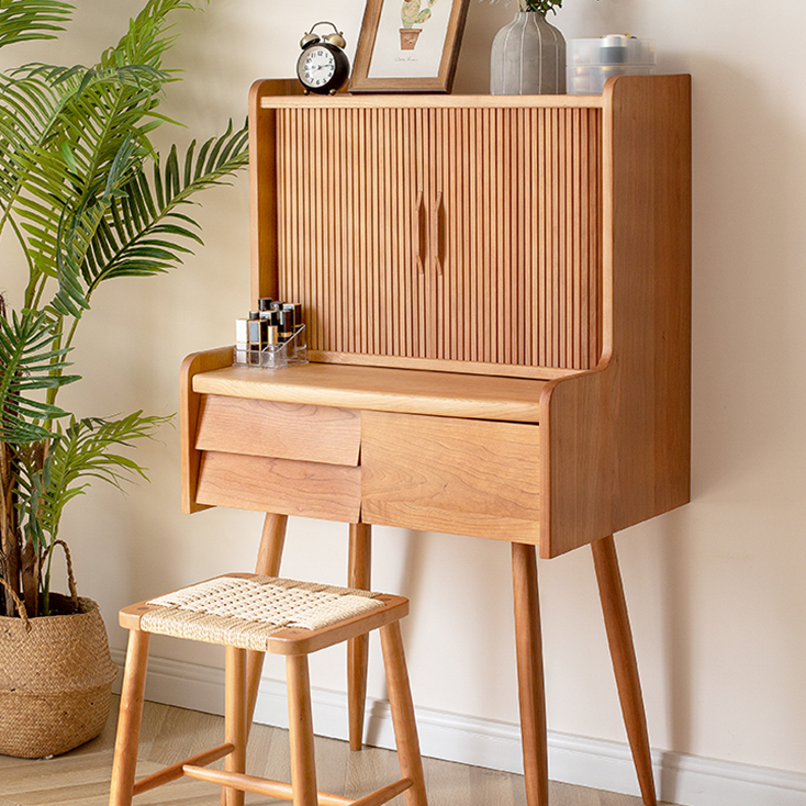 ドレッサー 化粧台 メイク台 卓上ミラー付き 大容量収納 おしゃれ