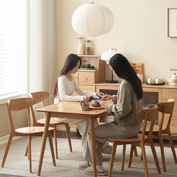 東谷 / ダイニングチェア (アイボリー) (W55×D53×H72×SH44) (送料無料[北海道・沖縄送料別]) ダイニングチェア W55×D53×H72×SH44 レッド 東谷 ダイニングチェア