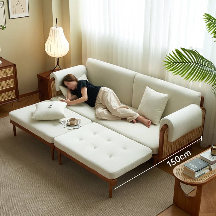 ソファベッド 3way 木製ソファベッド 専用布団セット セミダブル ベッド カウチソファ 2Pソファ 1台に3通りのインテリア機能 パイン材  マルチソファベッド 伸長式 天然木製 sofabed すのこベッド 背もたれ 手すり 肘掛け カントリー調 北欧調 | ネルコンシェルジュ neruco