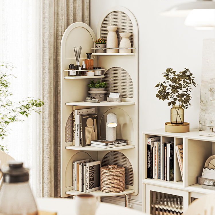 M▽シェルフ ラック 棚 本棚 飾り棚 朝鮮風 李朝風 木製 (38640) 本棚