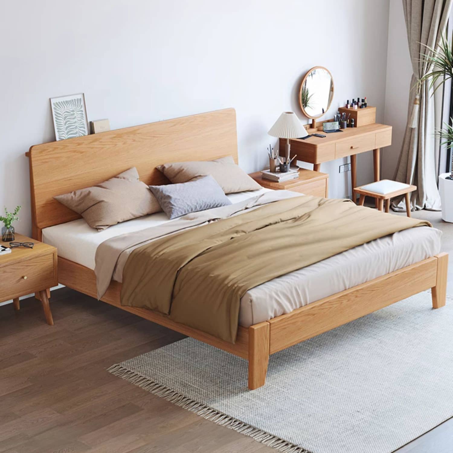 宮棚付きベッド